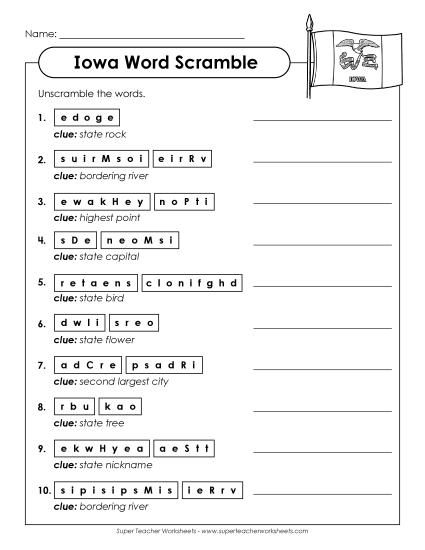 Puzzles - Word Scramble