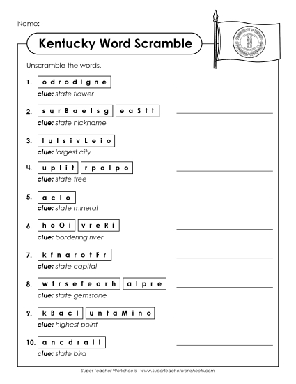 Puzzles - Word Scramble