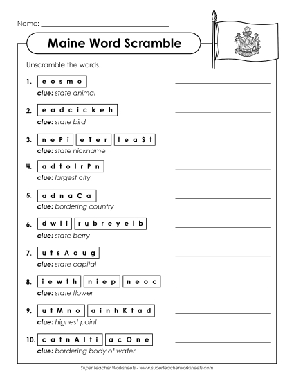 Puzzles - Word Scramble