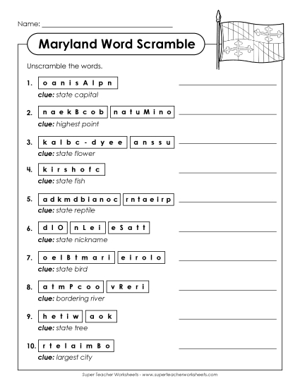 Puzzles - Word Scramble