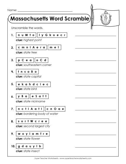 Puzzles - Word Scramble Puzzles - Word Scramble