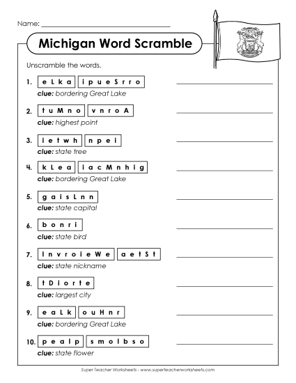 Puzzles - Word Scramble