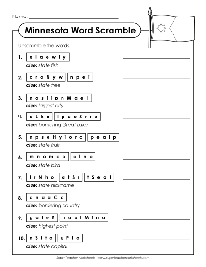 Puzzles - Word Scramble