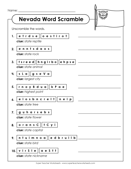 Puzzles - Word Scramble