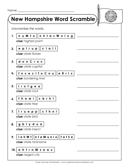 Puzzles - Word Scramble