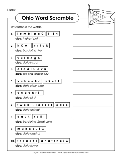 Puzzles - Word Scramble