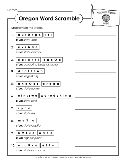 Puzzles - Word Scramble