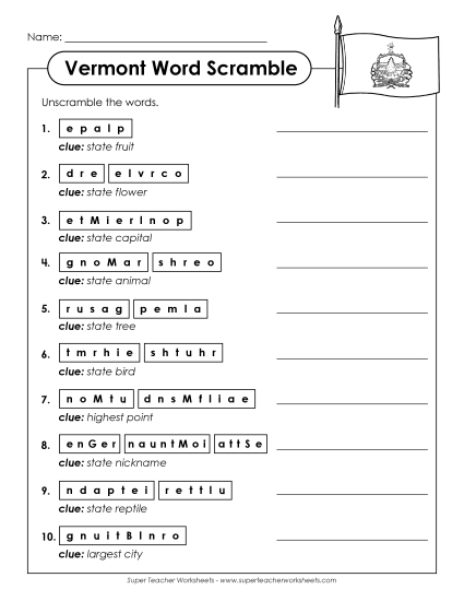 Puzzles - Word Scramble