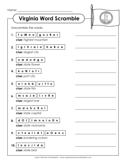 Puzzles - Word Scramble