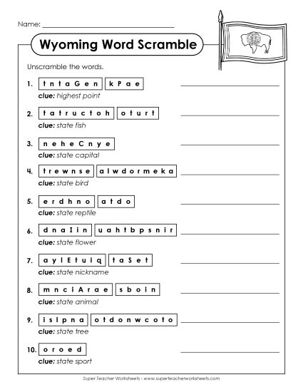 Puzzles - Word Scramble