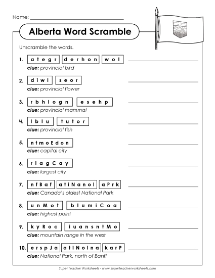 Puzzles - Word Scramble