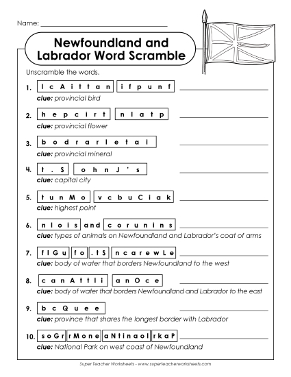 Puzzles - Word Scramble Puzzles - Word Scramble