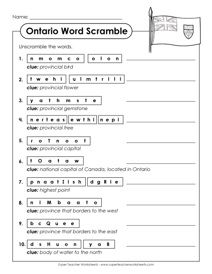 Puzzles - Word Scramble
