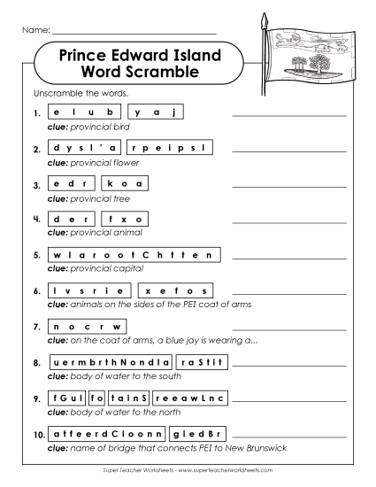 Puzzles - Word Scramble Puzzles - Word Scramble