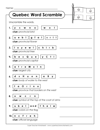 Puzzles - Word Scramble