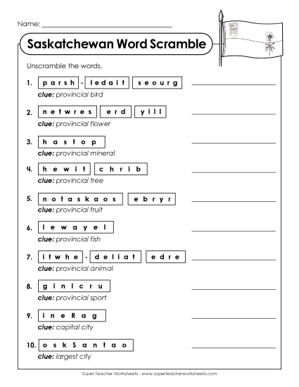 Puzzles - Word Scramble