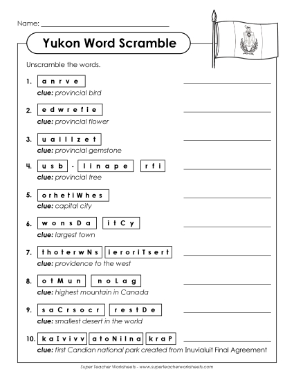 Puzzles - Word Scramble