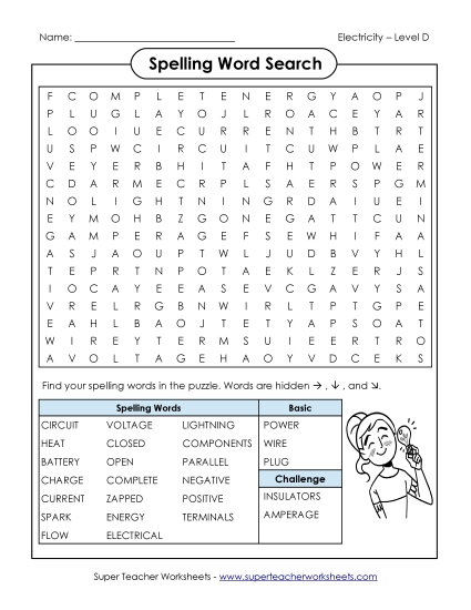 Worksheets and Activities - Word Search Worksheets and Activities - Word Search