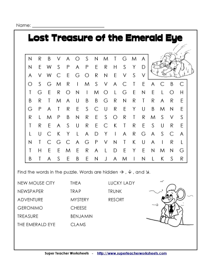 Whole Book - Word Search