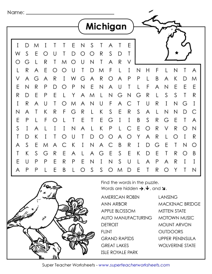 Puzzles - Word Search Puzzle Puzzles - Word Search Puzzle
