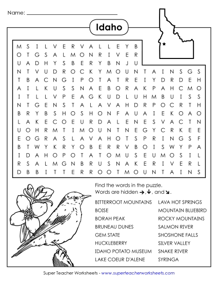 Puzzles - Word Search Puzzle Puzzles - Word Search Puzzle
