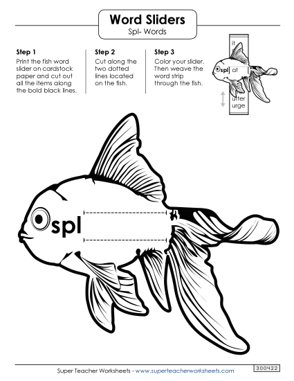 Flashcards, Sliders, and Word Wheels - Word Slider (Spl- Words) Flashcards, Sliders, and Word Wheels - Word Slider (Spl- Words)
