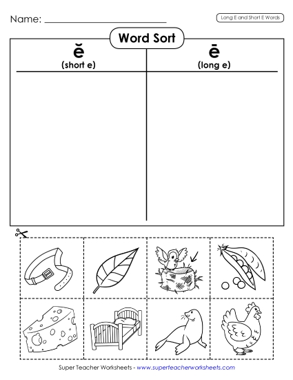 Word Sort (Cut-and-Glue) Word Sort (Cut-and-Glue)