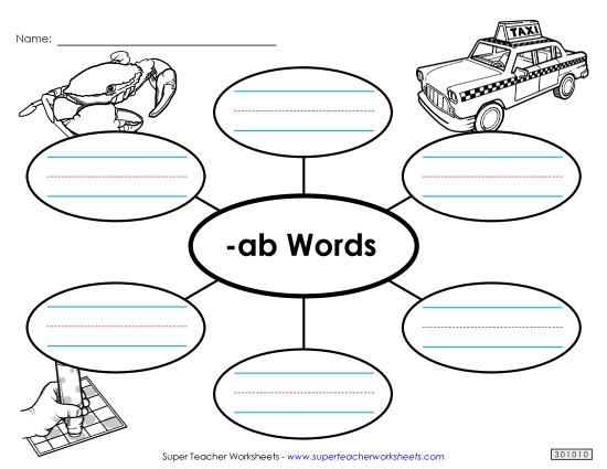Worksheets - Word Web (-ab)