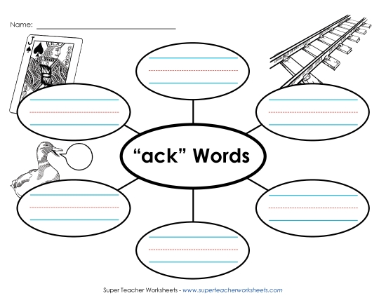 Worksheets - Word Web (-ack) Worksheets - Word Web (-ack)