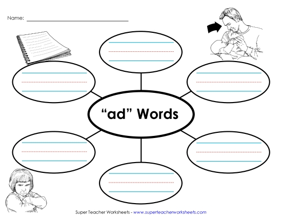 Worksheets - Word Web (-ad)