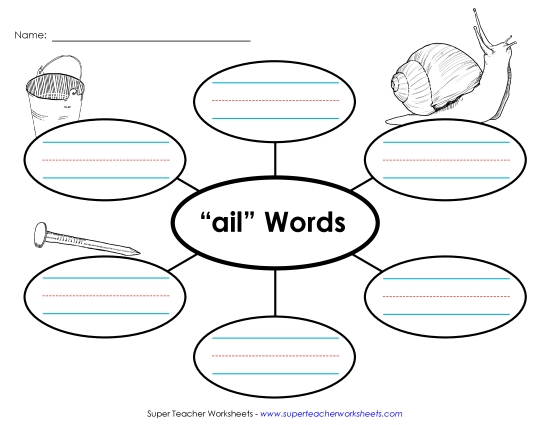 Worksheets - Word Web (-ail) Worksheets - Word Web (-ail)