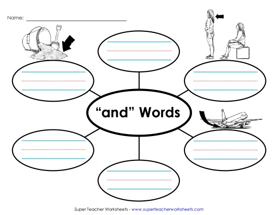 Worksheets - Word Web (-and)
