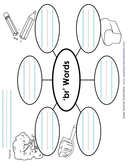 Worksheets - Word Web (Br- Words) Worksheets - Word Web (Br- Words)