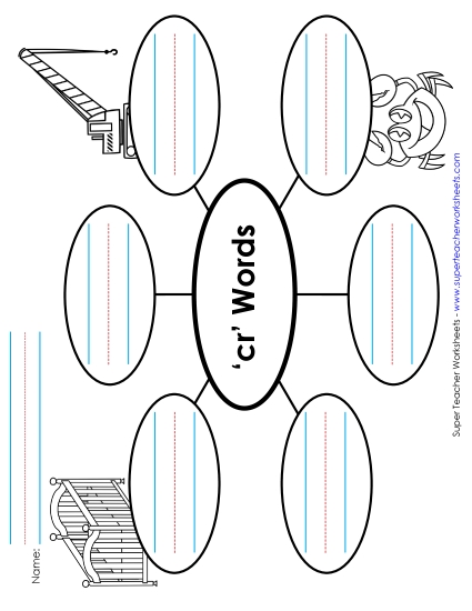 Worksheets - Word Web (Cr- Words) Worksheets - Word Web (Cr- Words)