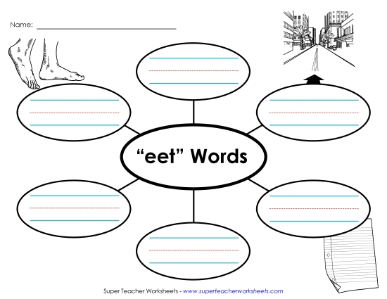 Worksheets - Word Web (-eet)