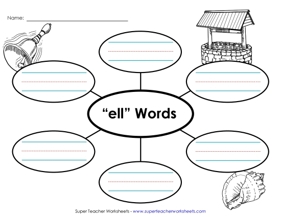 Worksheets - Word Web (-ell)