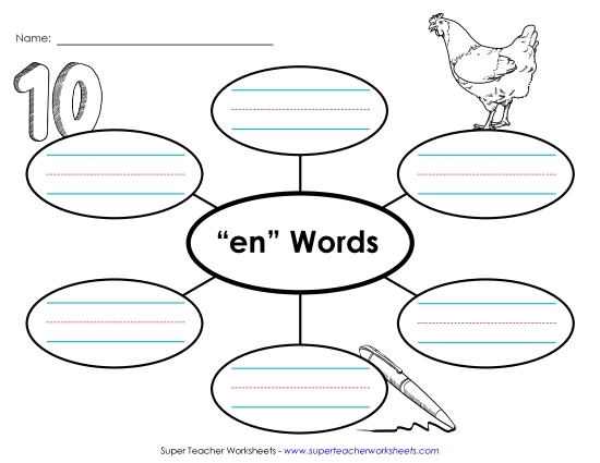 Worksheets - Word Web (-en)