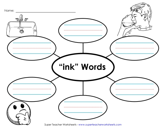 Worksheets - Word Web (-ink)