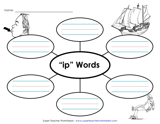 Worksheets - Word Web (-ip)