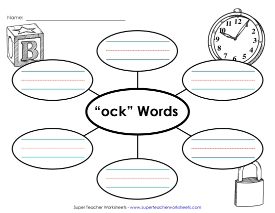 Worksheets - Word Web (-ock) Worksheets - Word Web (-ock)