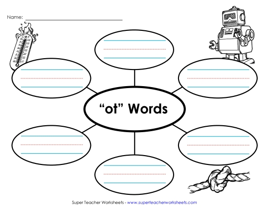 Worksheets - Word Web (-ot)