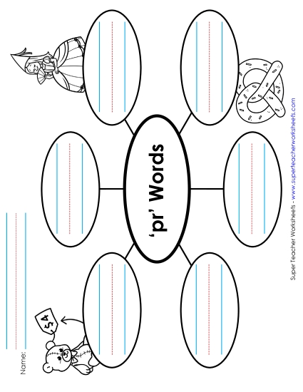 Worksheets - Word Web (Pr- Words) Worksheets - Word Web (Pr- Words)