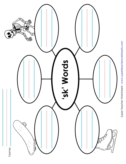 Worksheets - Word Web (Sk- Words) Worksheets - Word Web (Sk- Words)