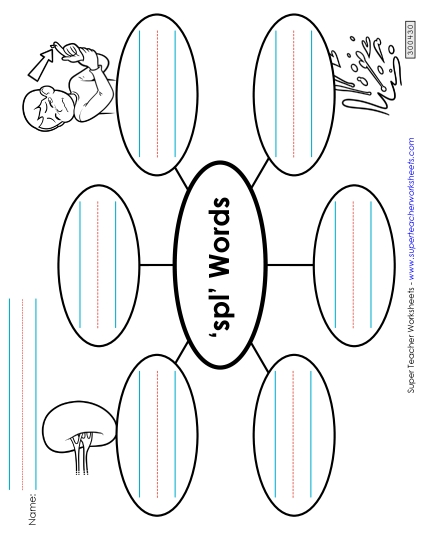 Worksheets - Word Web (Spl- Words) Worksheets - Word Web (Spl- Words)