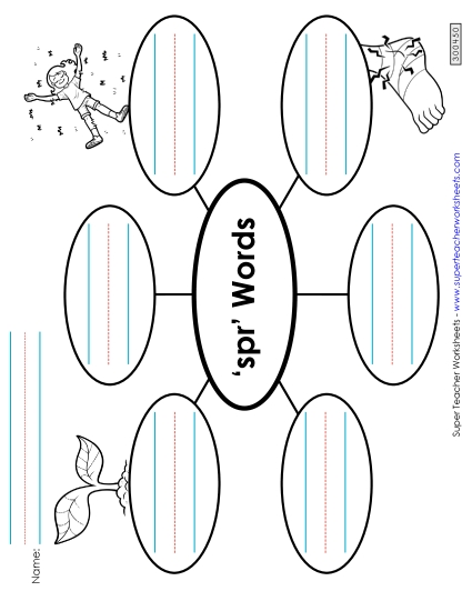 Worksheets - Word Web (Spr- Words)