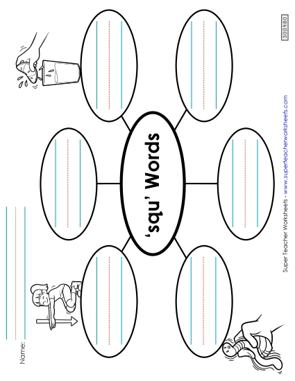Worksheets - Word Web (Squ- Words) Worksheets - Word Web (Squ- Words)