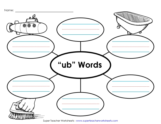 Worksheets - Word Web (-ub) Worksheets - Word Web (-ub)