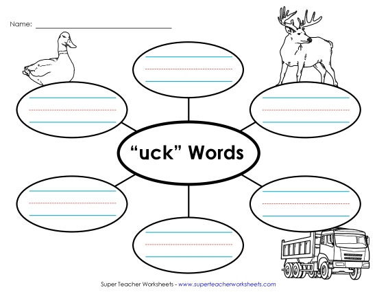 Worksheets - Word Web (-uck) Worksheets - Word Web (-uck)