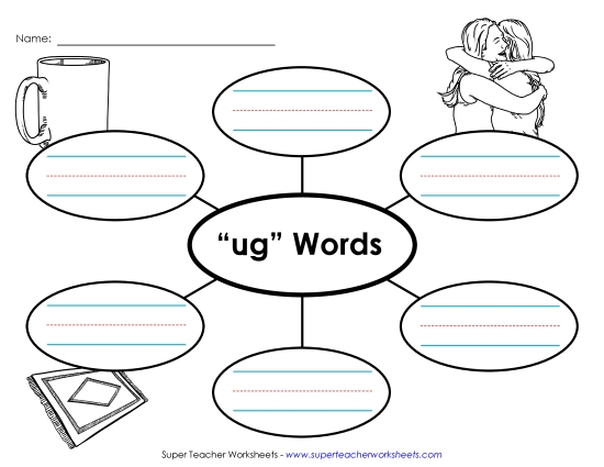 Worksheets - Word Web (-ug)