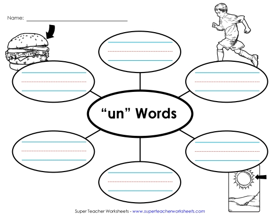 Worksheets - Word Web (-un) Worksheets - Word Web (-un)